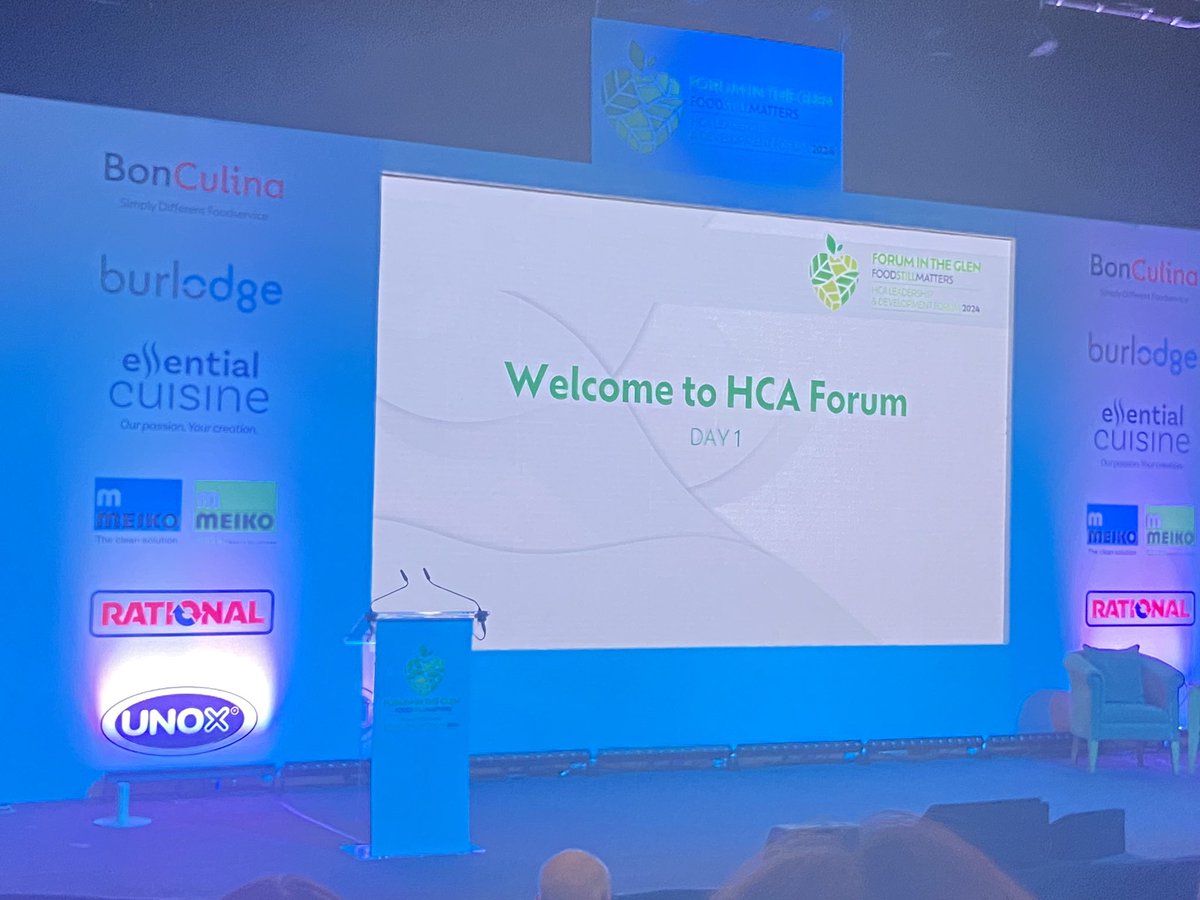 Looking forward to an informative @HCA_Forum in Scotland 🏴󠁧󠁢󠁳󠁣󠁴󠁿 representing @NACCCaterCare and our members, thank you for the invitation @hospitalcaterer