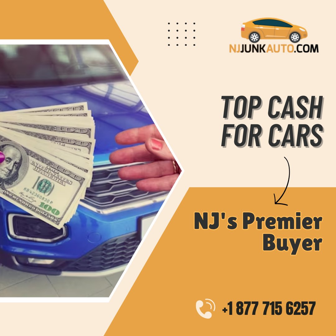 Top Cash for Cars: NJ's Premier Buyer
Wondering who pays the highest price for #cars in #NJ? Look no further! At #NJJunkAuto, we offer #topdollar for your #old, #damaged, or #unwantedvehicles. Say goodbye to that eyesore in your driveway and hello to #instantcash in your pocket.