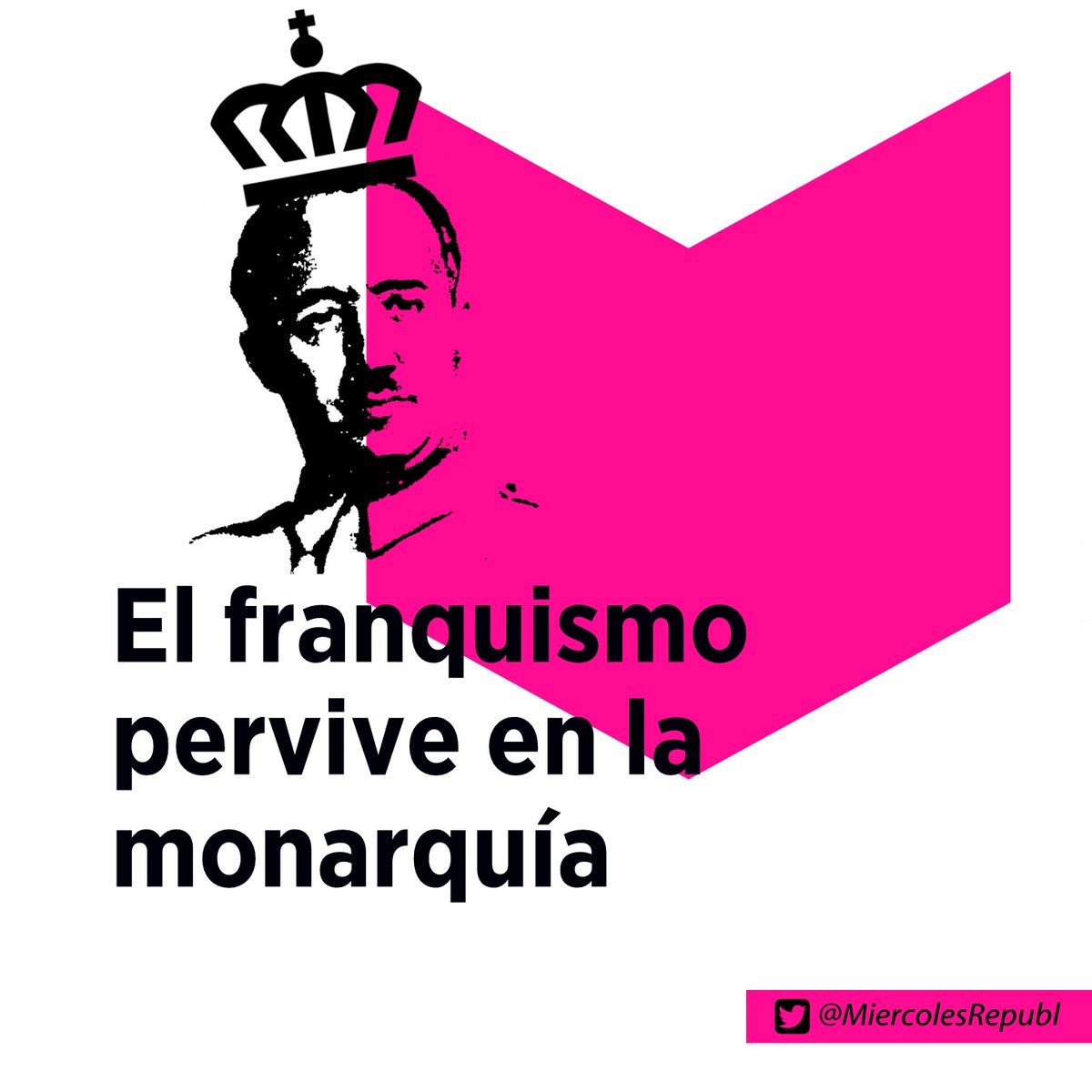 El franquismo pervive en la monarquía, lo dejaron todo atado y bien atado.