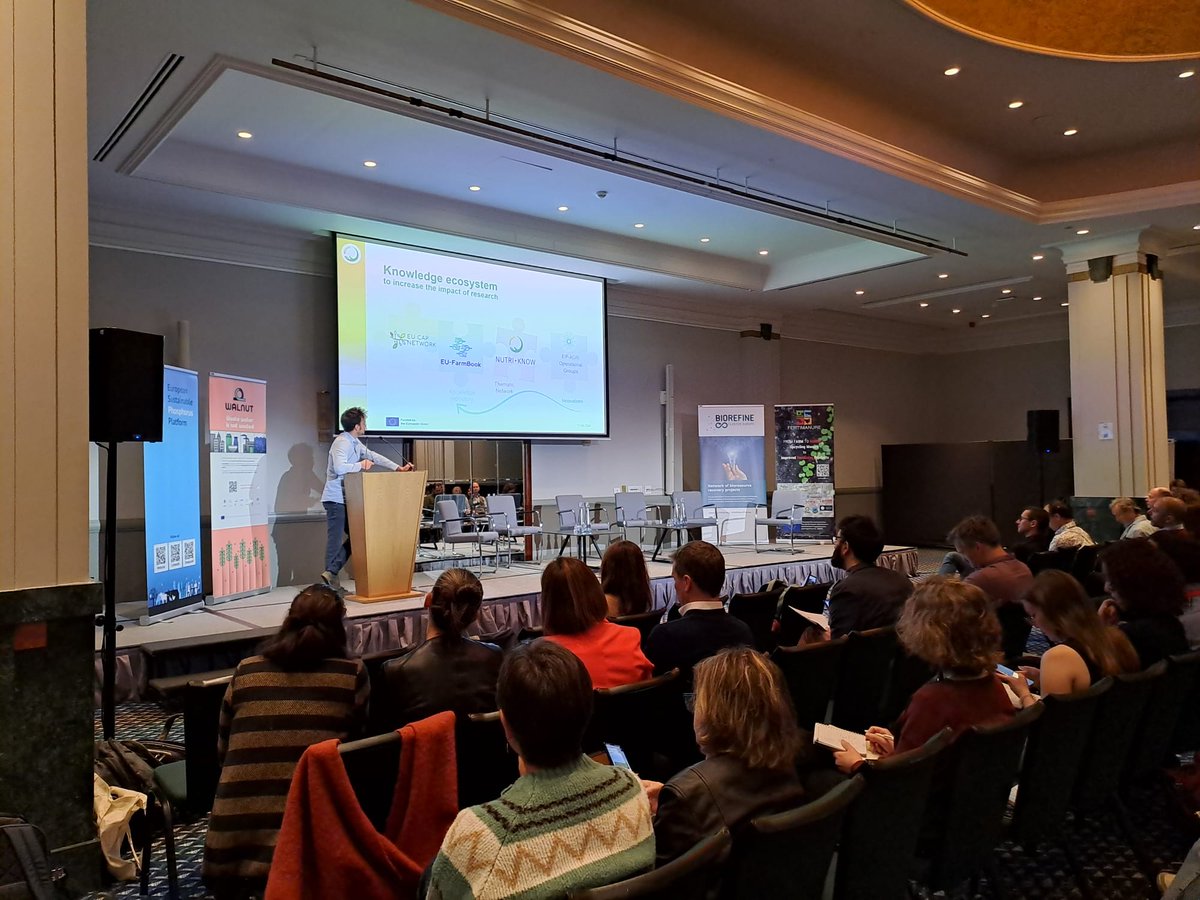 ▶️ This week we are at the #NERM Conference of the @PhosphorusESPP Platform, to present our #research into the valorisation of nutrients to produce bio-based fertilisers. A great opportunity to explain the final results of the biorefineries tested thanks to @fertimanure! ♻️