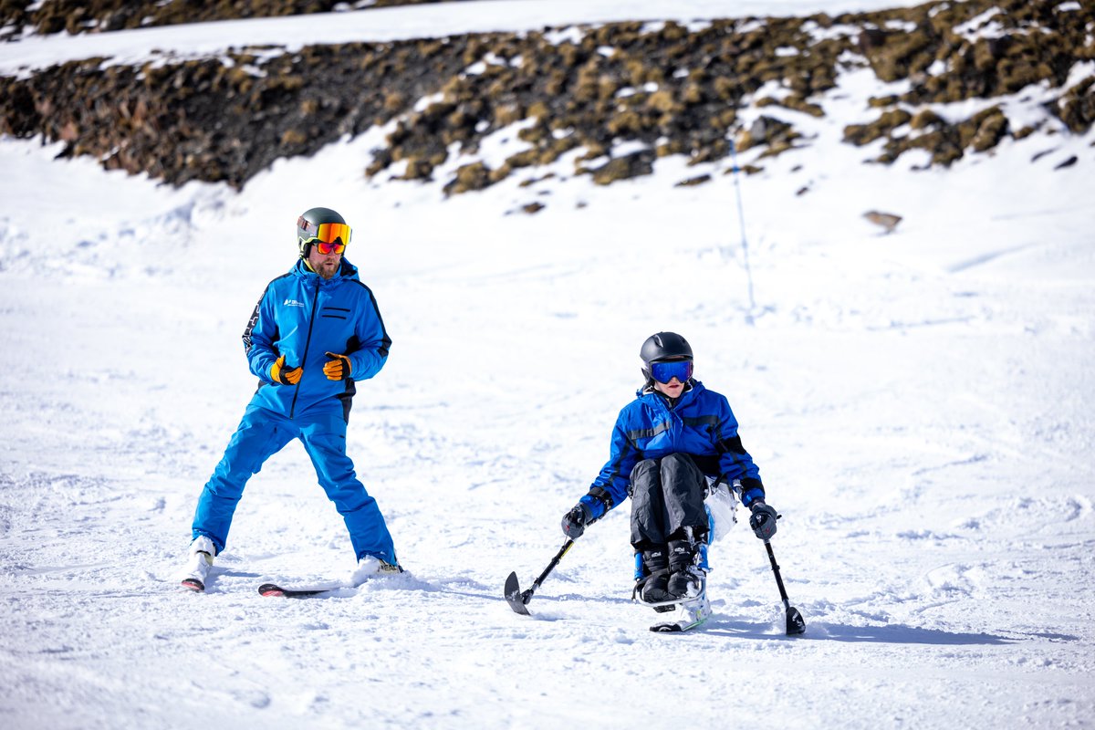 1/4 A selection of recent captures for Disability Snowsport UK in Andorra...