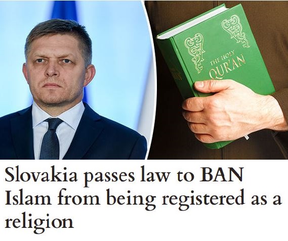 So a modern democracy within the EU has effectively banned Islam..........yet we can't even stop a fucking dinghy.