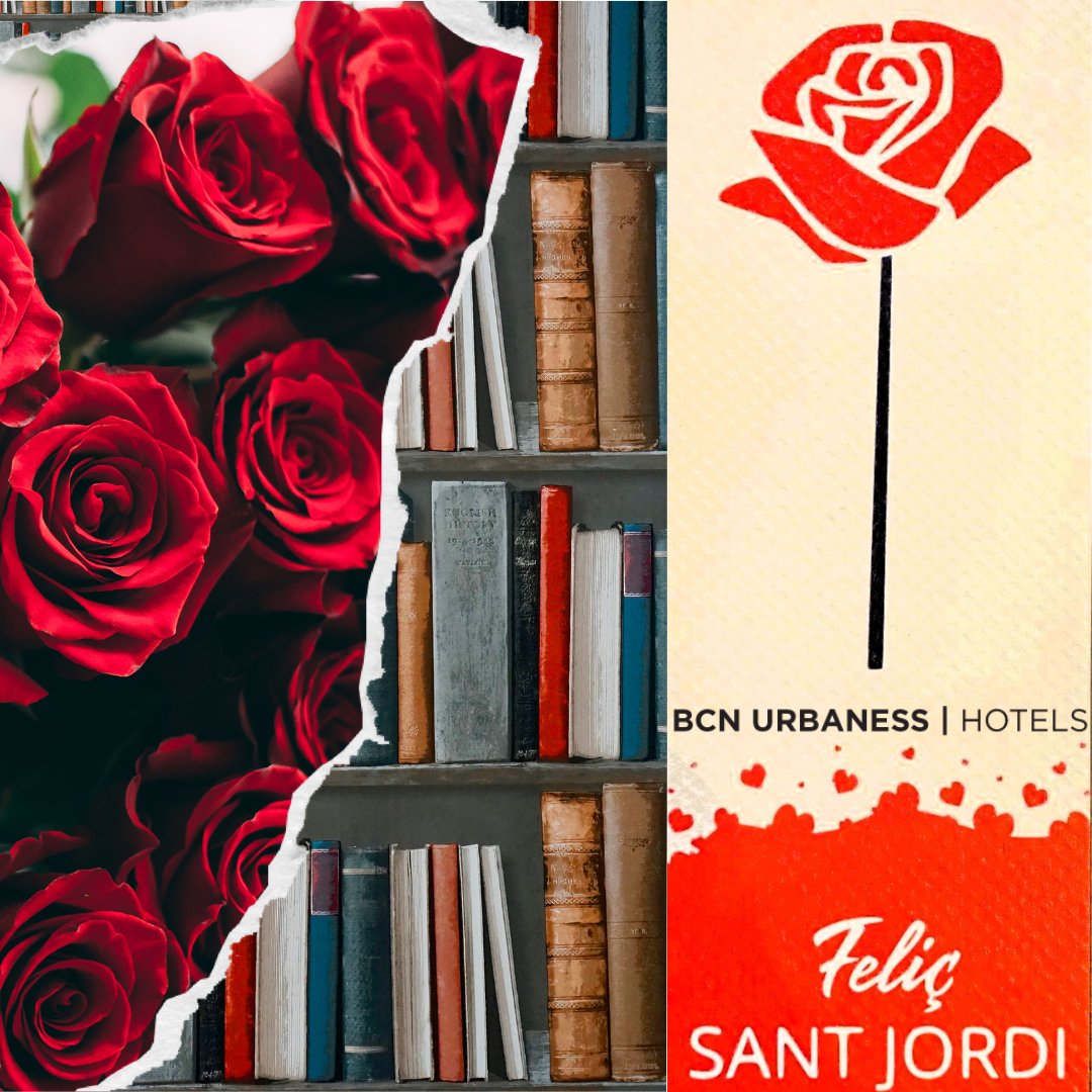 Feliz   diada de Sant Jordi.
Happy Sant Jordi's day.

#bcnurbanesshotelsbonavista   #bcnurbanessdelcomte #BCNUrbanHotels   #BCN #HotelsInBarcelona #bcnurbanesshotels