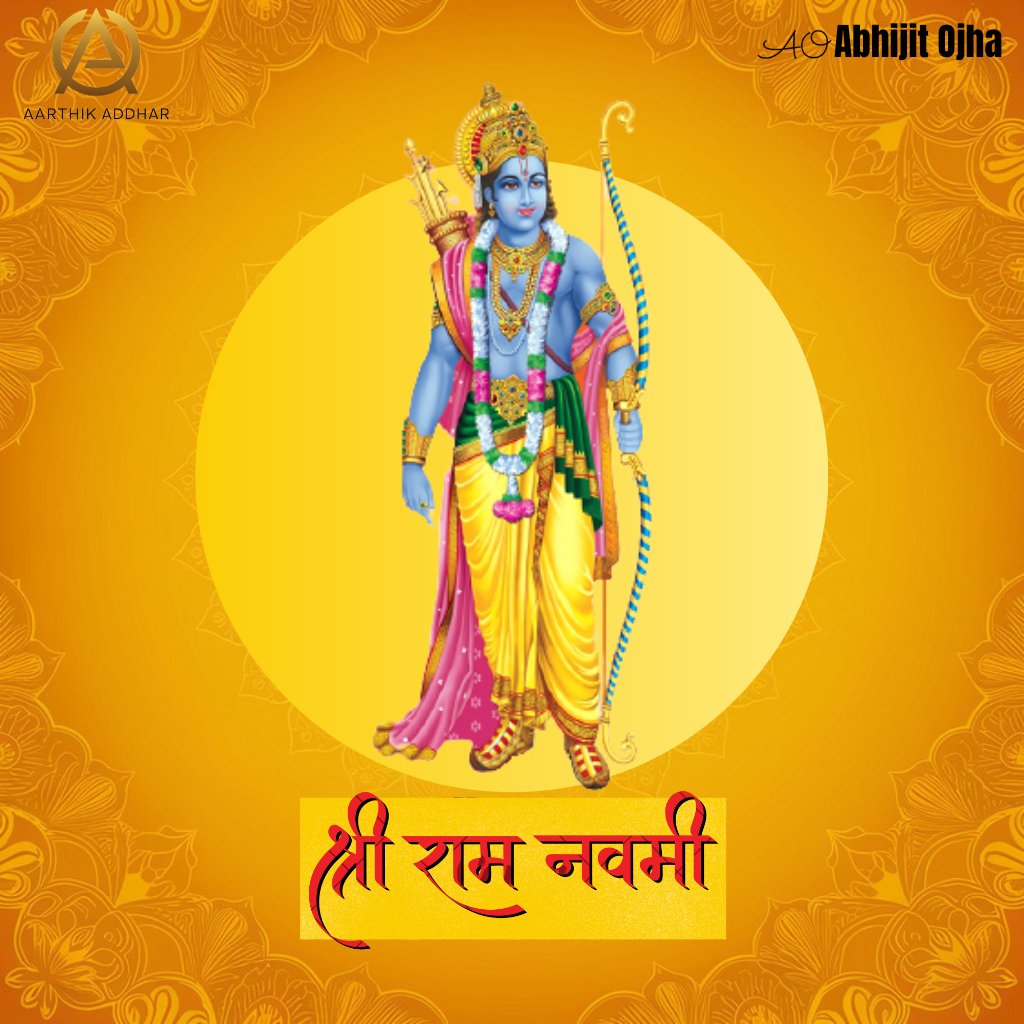 AarthikAddhar's tweet photo. May the blessings of Lord Ram illuminate your life with joy and prosperity this Ram Navami! 🙏✨ #RamNavami #Blessings #Joy #Prosperity #ramlala #mrabhijitojha #AarthikAddhar https://t.co/al6Mfp2s2L