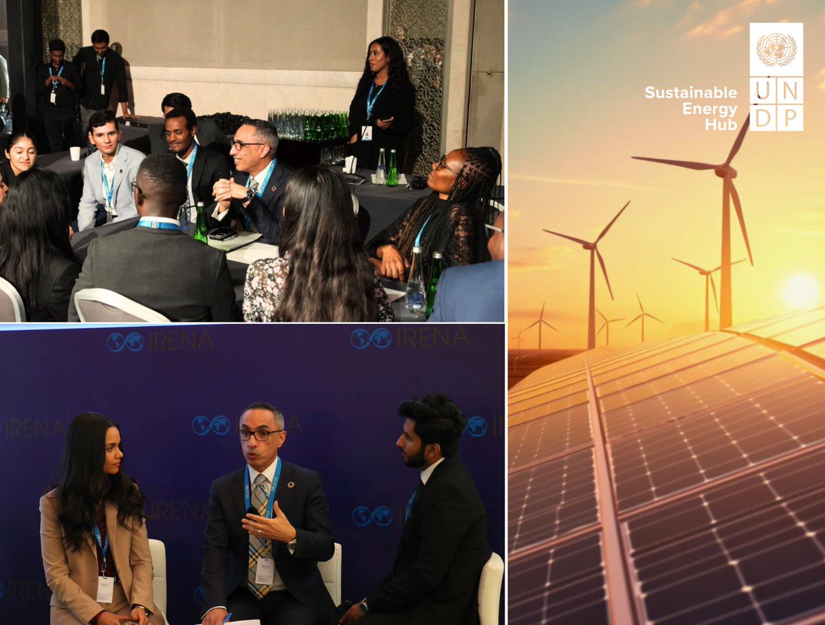 Beyond just expanding youth voices in guiding #energy transition, UNDP is developing an ecosystem of financial and technical support for youth innovation.

Never underestimate the critical role of #youth innovators and entrepreneurs leading solutions in the #JustEnergyTransition