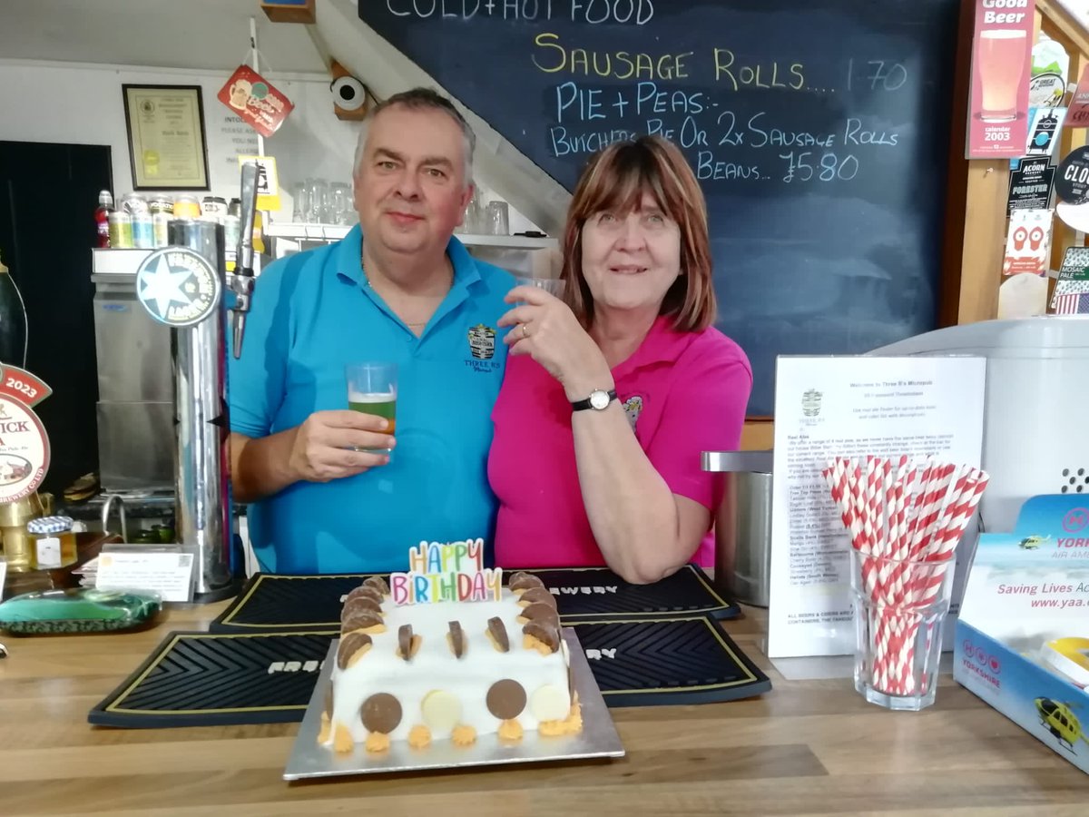 We are open 12-10pm today. Thanks for all those who filled the pub for surprise birthday celebrations on Sunday, here is us along with the amazing cake that Cheryl made.