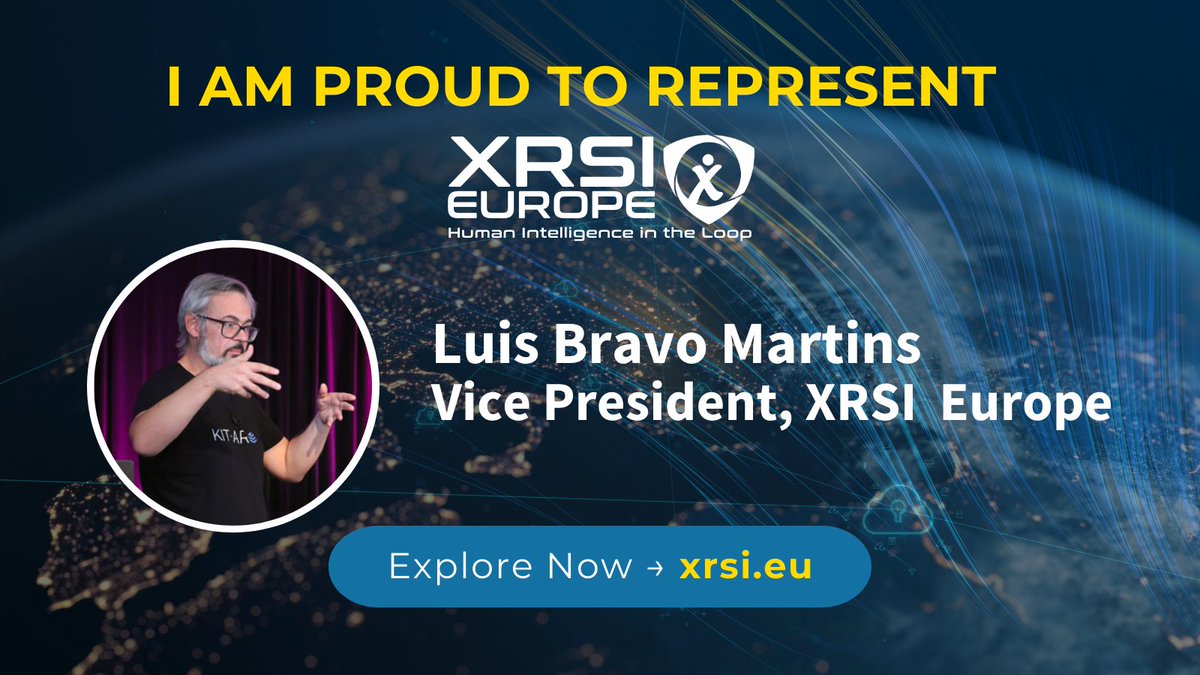 Happy to serve at @XRSIdotorg EU and help build a trustful Web 3.0, by preventing many of the mistakes we did with social media. #Awareness, #Education, #Training, #Research, #Standards - there's a lot to be done. If you wanna join, get involved at xrsi.eu/volunteer/ !
