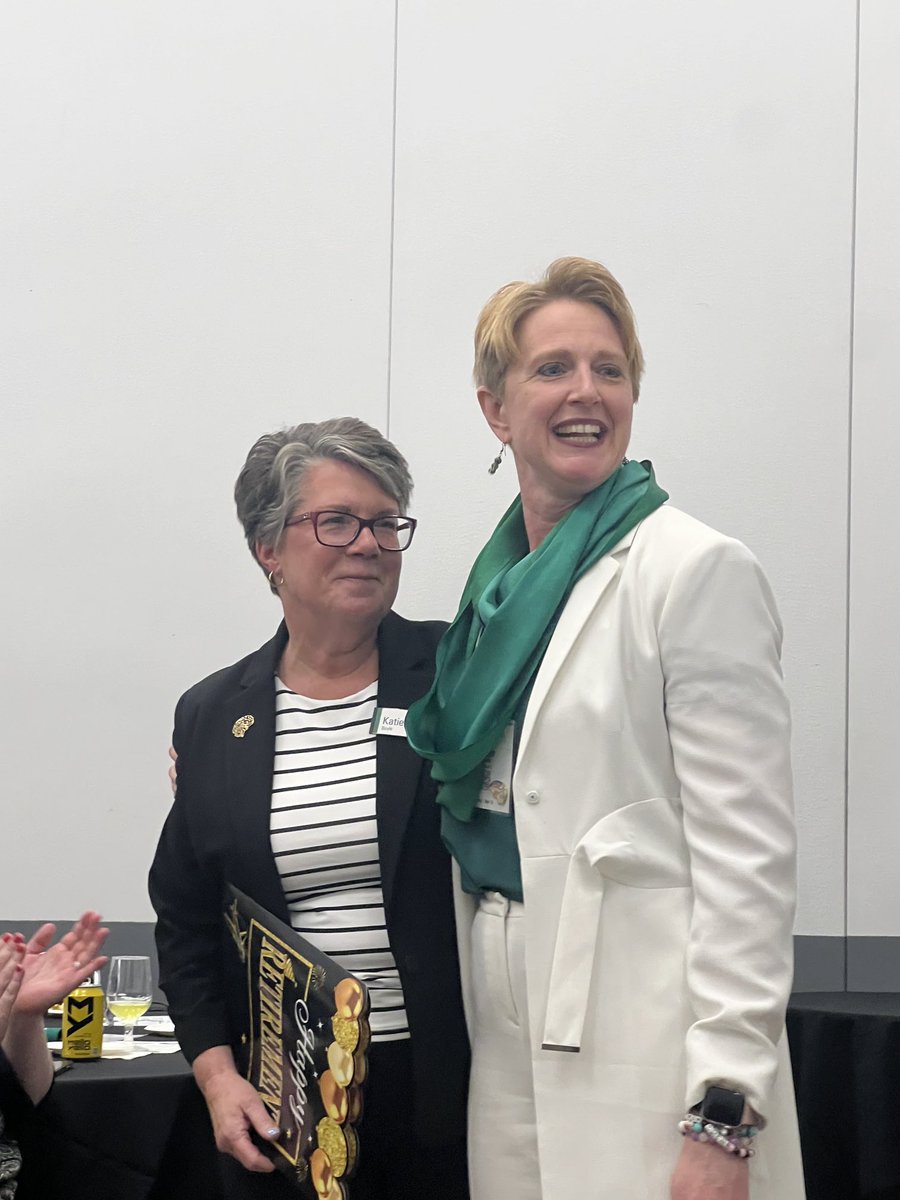 Thanks Katie Boyle for your leadership with the #AAN Sections. Glad we could help give you a send off at #AANAM