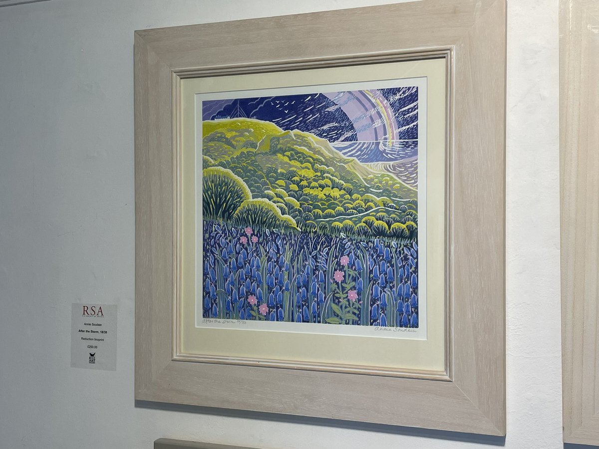 ryeartists's tweet photo. The ever popular RSA member Annie Soudain’s reduction linoprints hang above two Robert Greenhalf works in our Spring Exhibition at Rye Art Gallery until May 5th. Perfect day in Rye today for some gallery browsing !
#ryeartists #robertgreenhalf @anniesoudain #linoprints https://t.co/FlT3xLGYAm