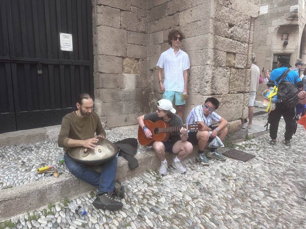 FHS2Greece's tweet photo. Students chose to spend their free time on Rhodes island at either the beach or in town https://t.co/fHbA74Zwy7