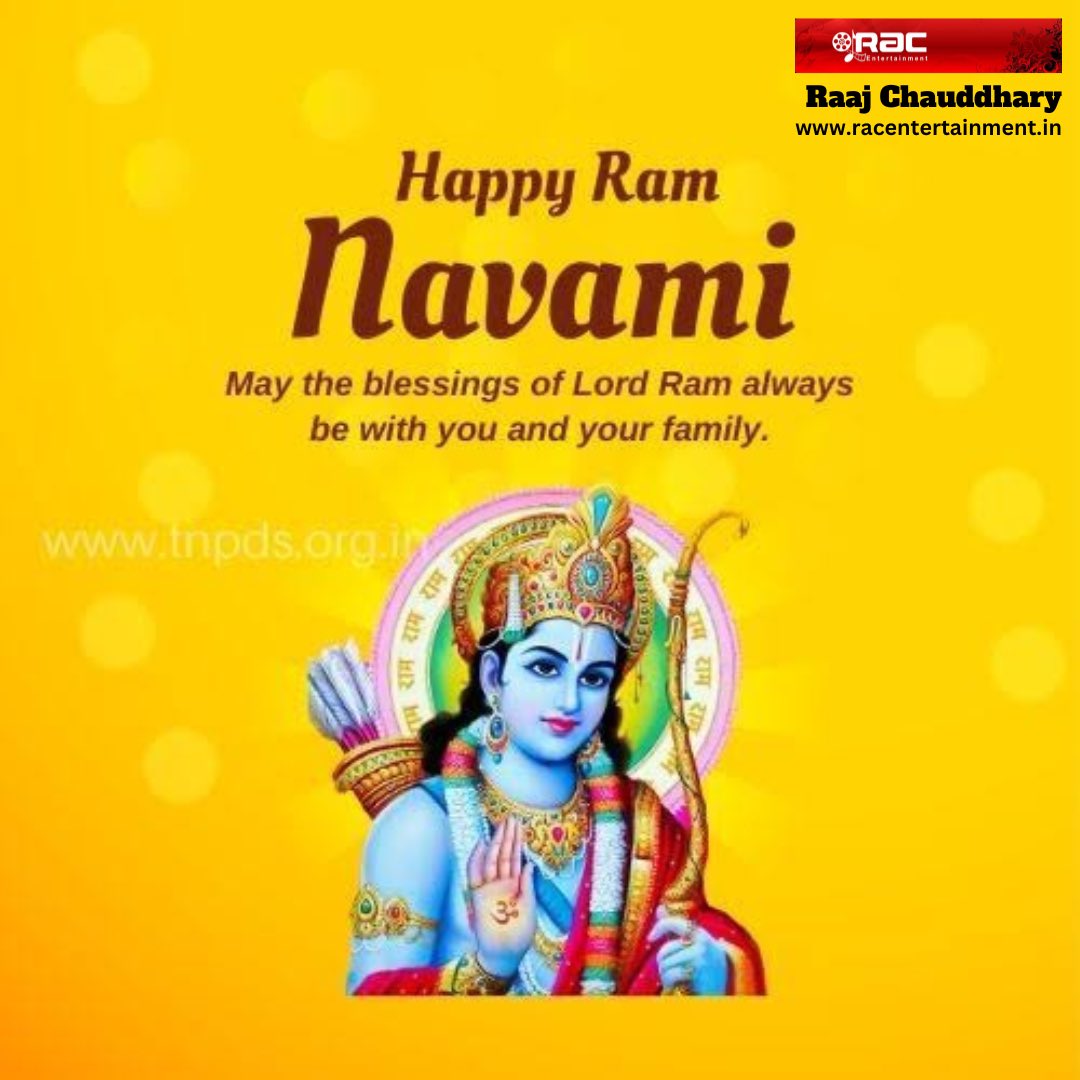 RaajChauddhary's tweet photo. आप सभी को राम नवमी की हार्दिक शुभकामनाएं 🙏 #RamaNavami https://t.co/7DCbuiUvqE