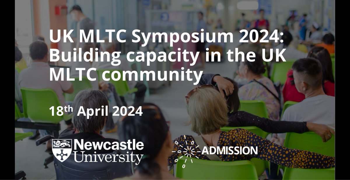 Looking forward to the UK MLTC Symposium 2024: Building capacity in the UK MLTC Community tomorrow with a fantastic line-up of speakers. See the programme here: bit.ly/3ZKfVpf #multimorbidity
