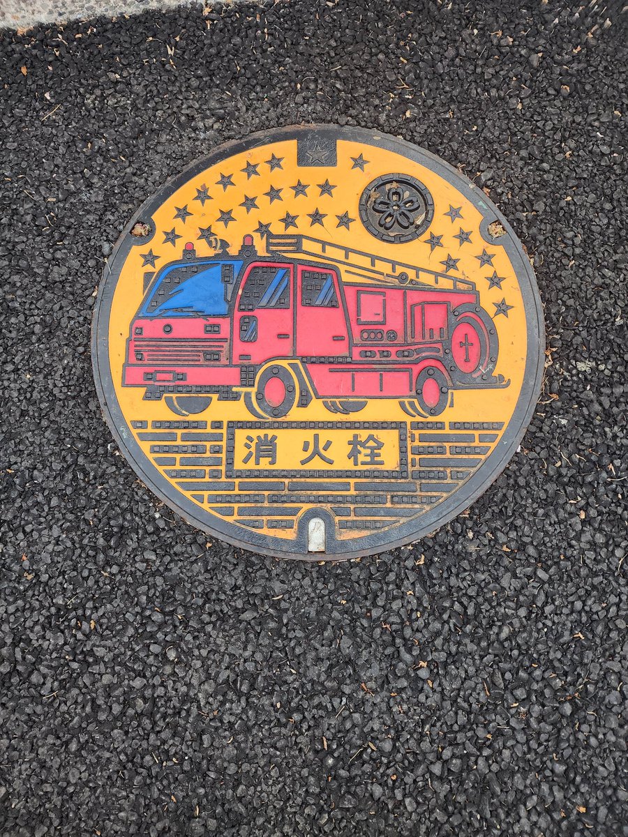 1801rider's tweet photo. 素敵なマンホールの蓋発見😄
#佐倉市
#中学校駅 https://t.co/tHUU0VX8j7