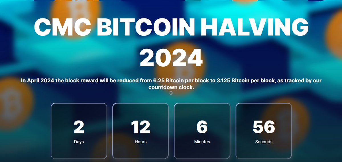 sergenthodl_tg's tweet image. Since everyone is talking about $BTC Halving, here it is. What do you expect at the Halving? Dump then pump? Sideways until pump? 
Regardless, please, don't panic! HODL, better times are coming! $HMND $CSIX $BLP $VMT $MAS