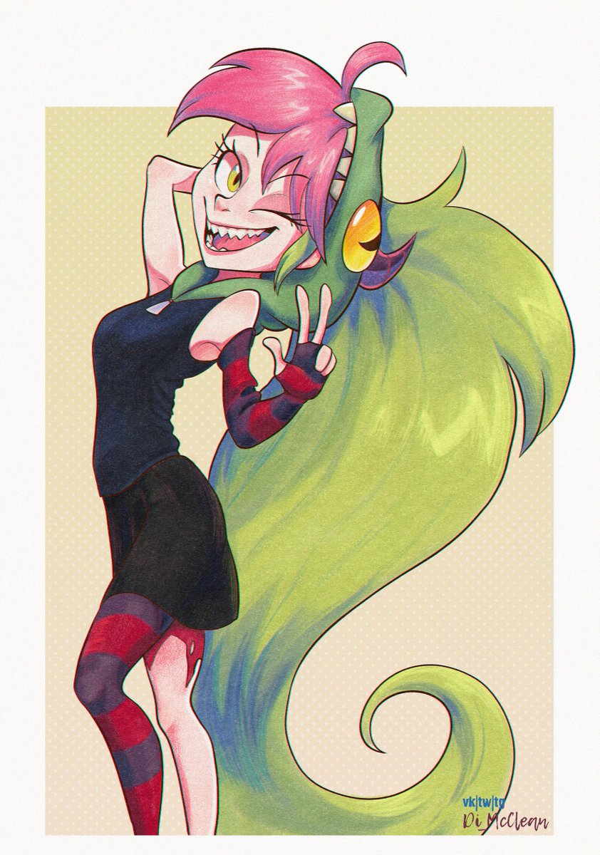 Was asked to draw #Dementia from #Villainous
