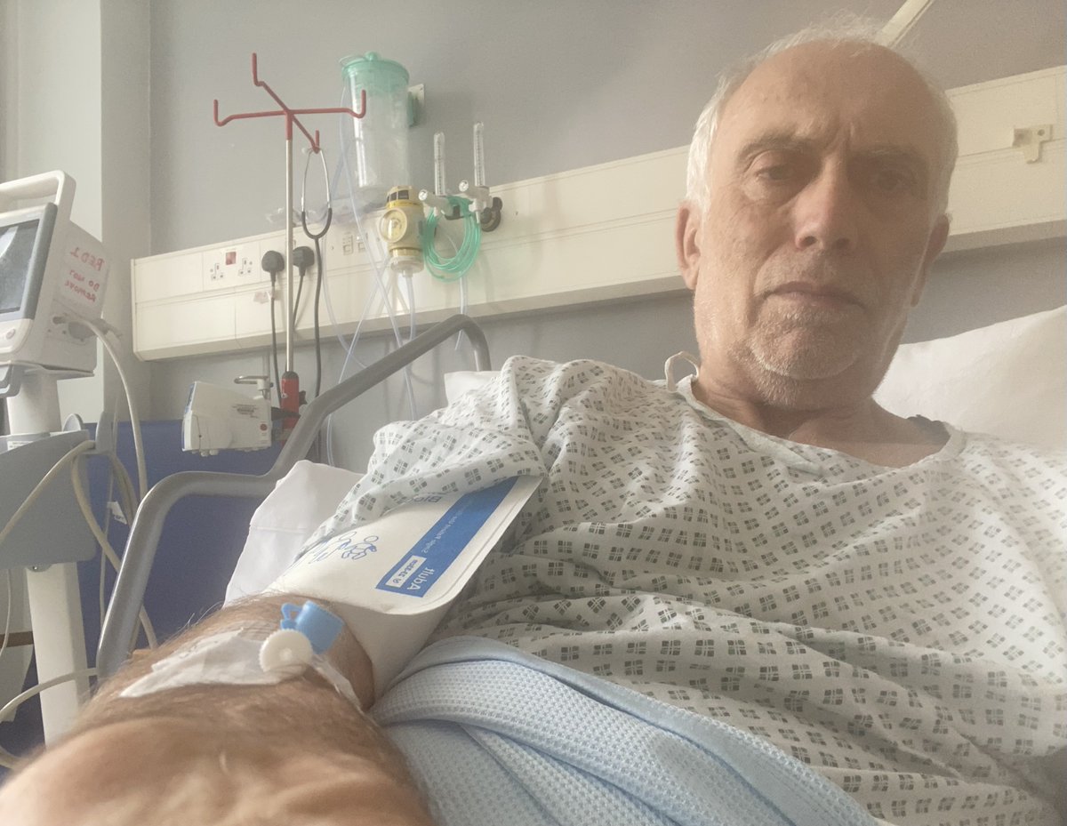 'I am not ashamed to say I cry. No-one comes to see me' 🧵 Phil Forder, 70, who has Non-Hodgkin lymphoma cancer, sent me his account of a recent 27-hour visit for tests in Cardiff's Univ Hospital of Wales He says the experience - at the time - 'killed any positivity' he had...
