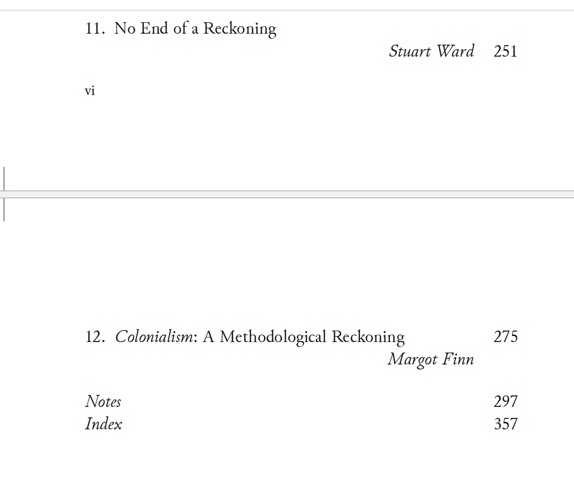 The most rapidly organised book I've ever edited is at final proof stage. If you want to read accessible essays from some of the best known expert historians about some of the most controversial aspects of Britain's colonial history, instead of listening only to what political