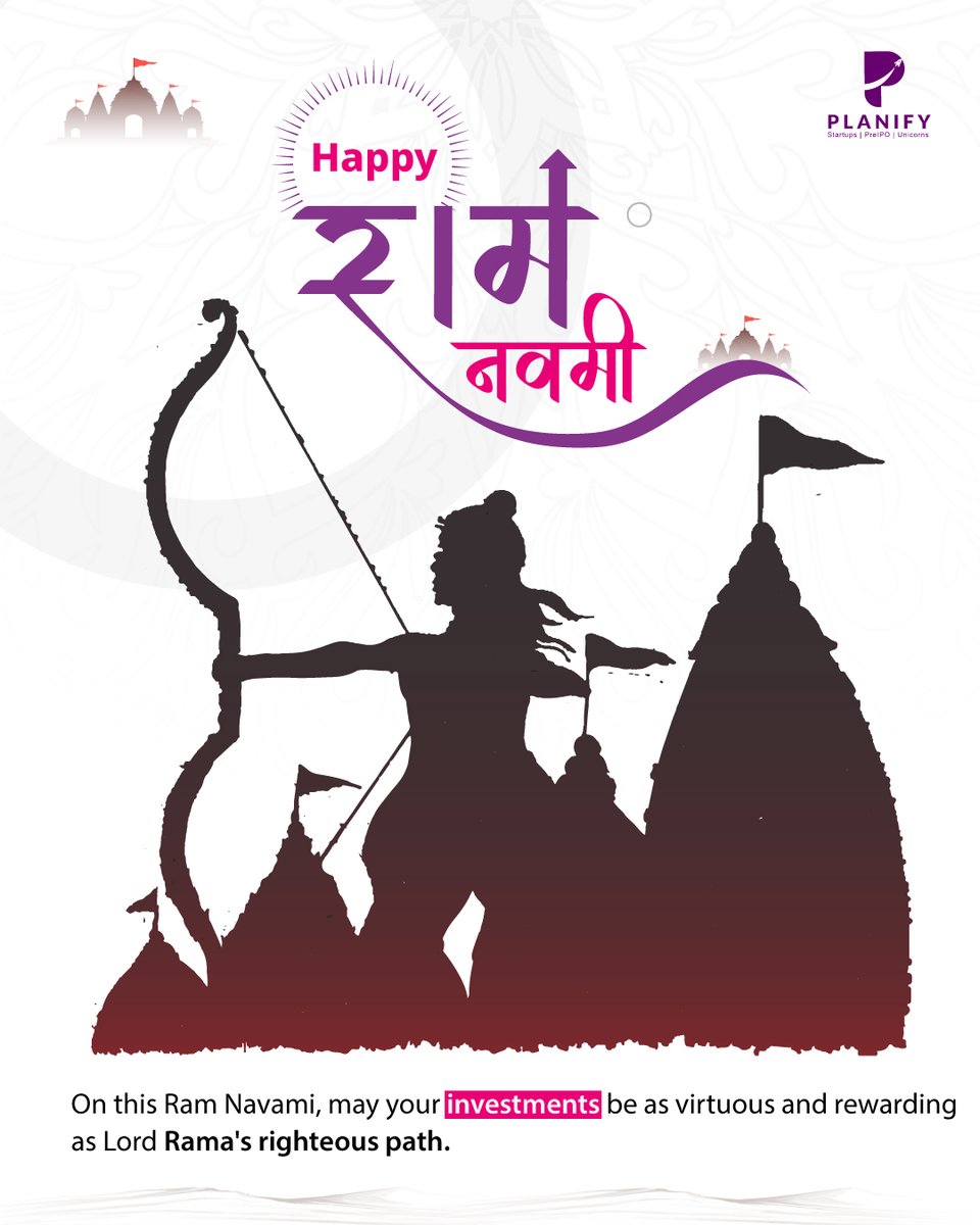 PlanifyIndia's tweet image. "May the blessings of Lord Rama guide our investments towards prosperity and success this Ram Navami."

#planify #RamNavami #RamNavami2024