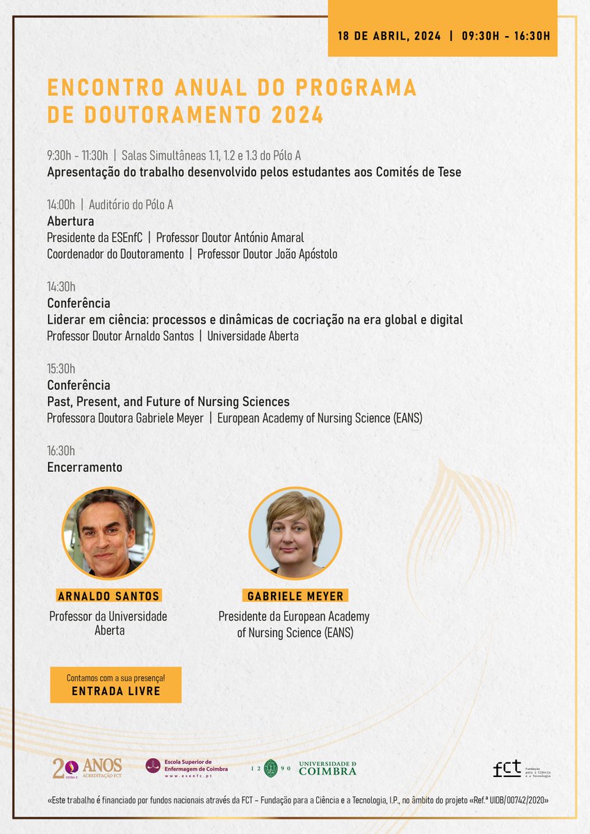 Unidade de Investigação Ciências Saúde: Enfermagem tweet media