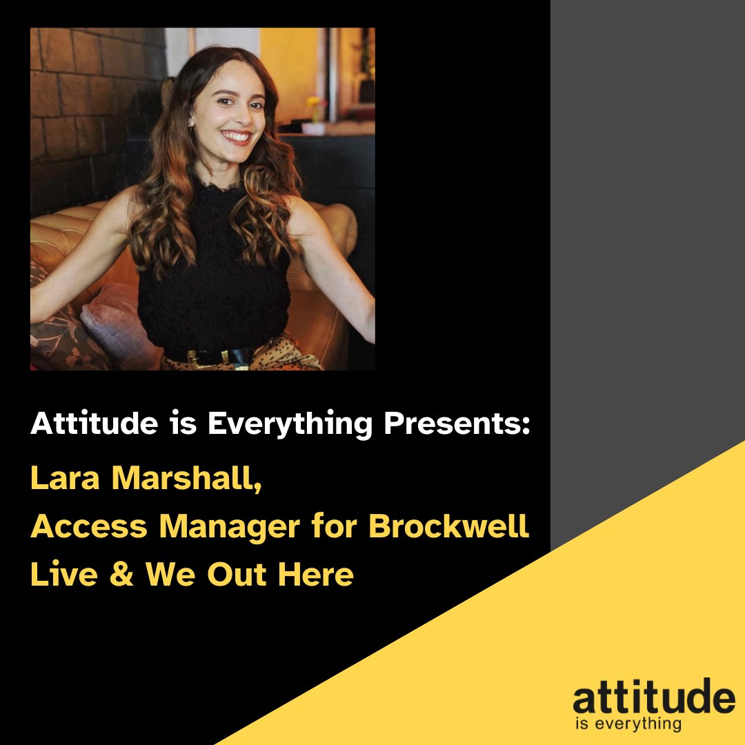 How are festivals improving #accessibility? Hear from Lara Marshall, Access Manager for Brockwell Live and @weoutherefest. Join our free online chat - open to all. 📆 Friday 26th April, 2 - 3pm #UKFestivals eventbrite.co.uk/e/attitude-is-…