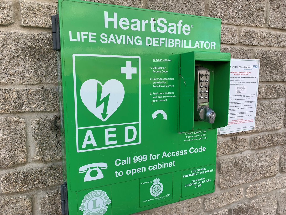 Please note a change to the date of our defibrillator training. Session will take place on 27th April at the Community Pavilion. Email us to book your FREE place.
📆Sat 27th April 2024
⌚️10.00am-11.00am
📍Community Pavilion, BS27 3DR
☎️01934 743217
📧 sam@cheddarparishcouncil.org