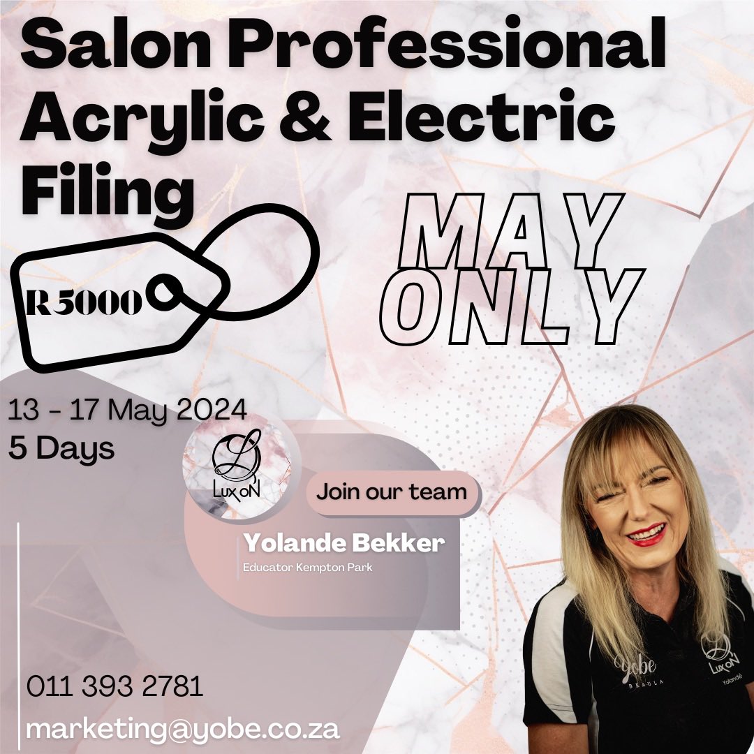 "Join our team for nail training and elevate your skills! Our courses cover international standards, offering comprehensive knowledge on acrylic and gel techniques. Become a pro in no time! #NailTraining #AcrylicGel #SkillsDevelopment"