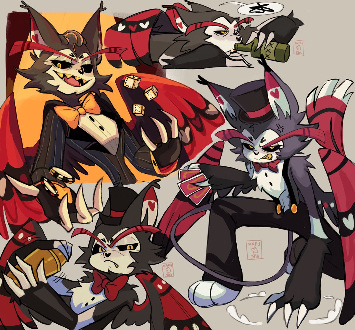 Pss_ps_pss's tweet photo. I’m dead 
#HazbinHotelFanart #Husk #Husker #HazbinHotel #HazbinHotelHusk https://t.co/9xih8MMVRs