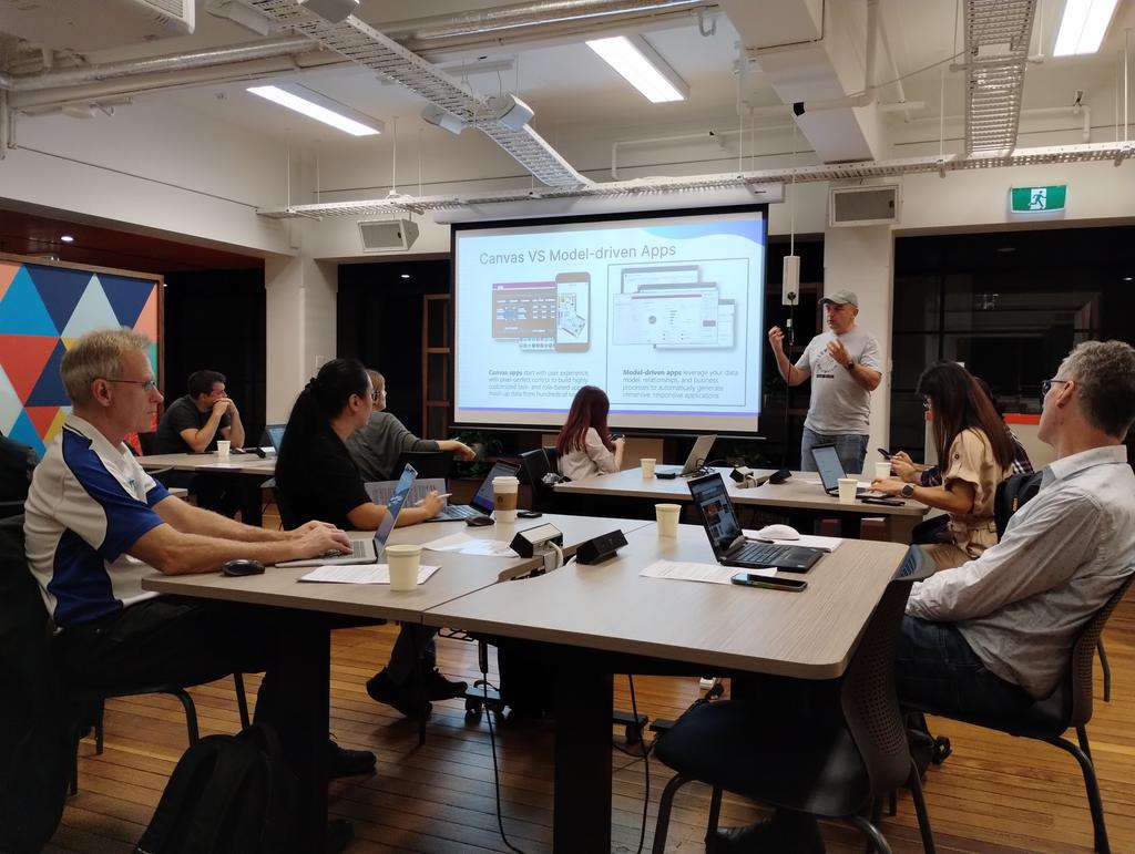 Thank you to Andrew and Olena for tonight's Power Apps workshop on building business applications using a pet veterinarian as an example