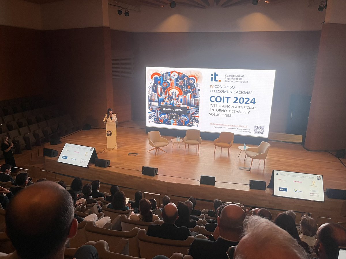 Asistimos al IV Congreso de Telecomunicaciones COIT-2024 Inteligencia Artificial: Entorno, desafíos y soluciones <a href="/COIT_AEIT/">COIT_AEIT</a> #IVCongresoTelecomunicaciones