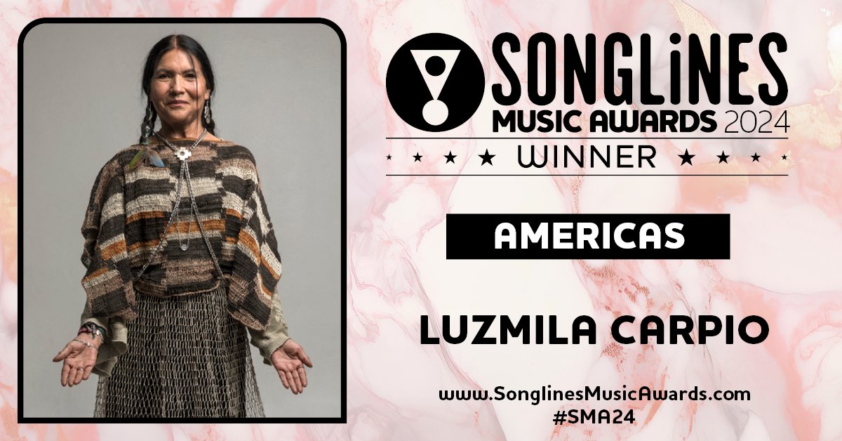 Congratulations to @luzmila_carpio for winning the Americas category in the Songlines Music Awards 2024 for the album Inti Watana: El Retorno del Sol on @zzkrecords songlines.co.uk/awards/2024 #SMA24