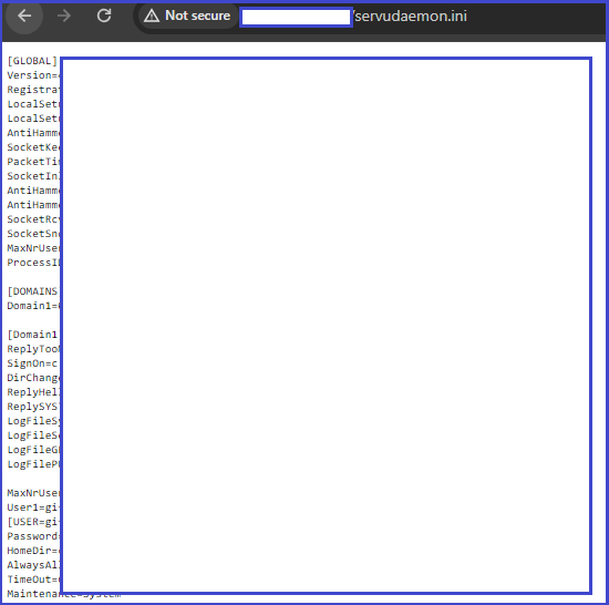 Add 'servudaemon.ini' to the wordlist, and maybe you will get juicy data. Enjoy!
Created a nuclei template for it: github.com/NoRed0x/nored0…
#bugbountytips #bugbountytip #cybersecurity #ethicalhacking