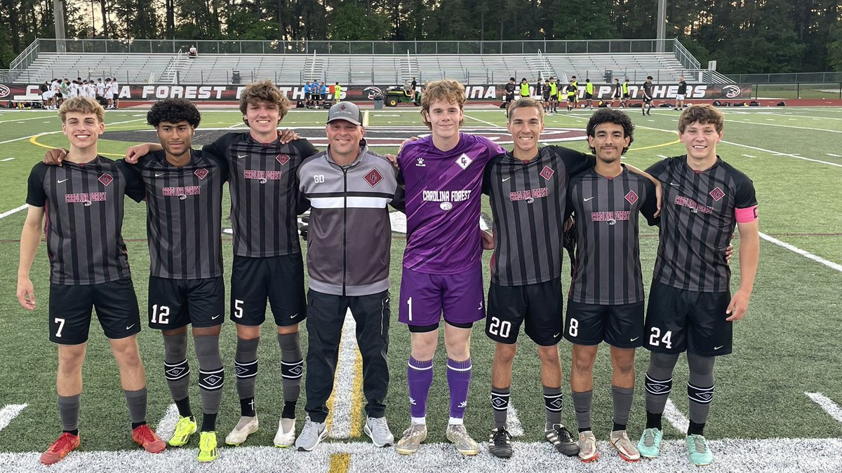 So proud of our boy’s soccer team. They defeated Socastee 3-2 on Monday night. We also celebrated our seniors.  Thank you!