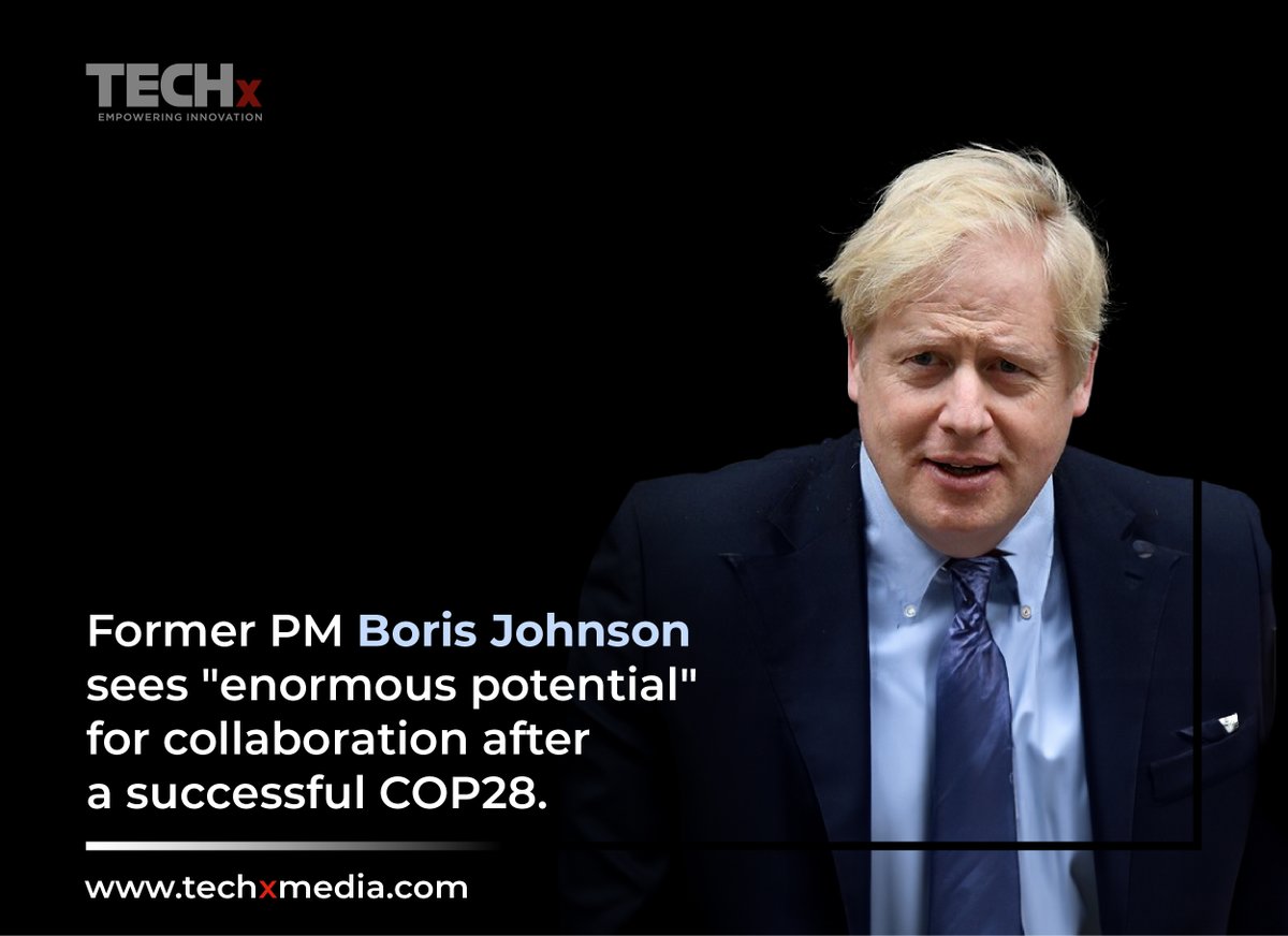 Former UK PM Boris Johnson highlights UAE's leadership in green tech at Masdar's Green Hydrogen Summit, emphasizing collaboration and the potential of green hydrogen. #GreenTechLeaders 🌿🔬
Read more: techxmedia.com/uae-uk-can-be-…