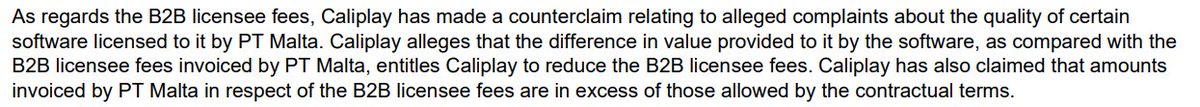 My take on $PTEC.L

Playtech’s B2B segment really seems to underperform the market. PT has what appears to be a very lucrative agreement with Caliplay in Mexico under their JV (I assume it gives PT exclusive rights to offer the brands live casino product) with this customer