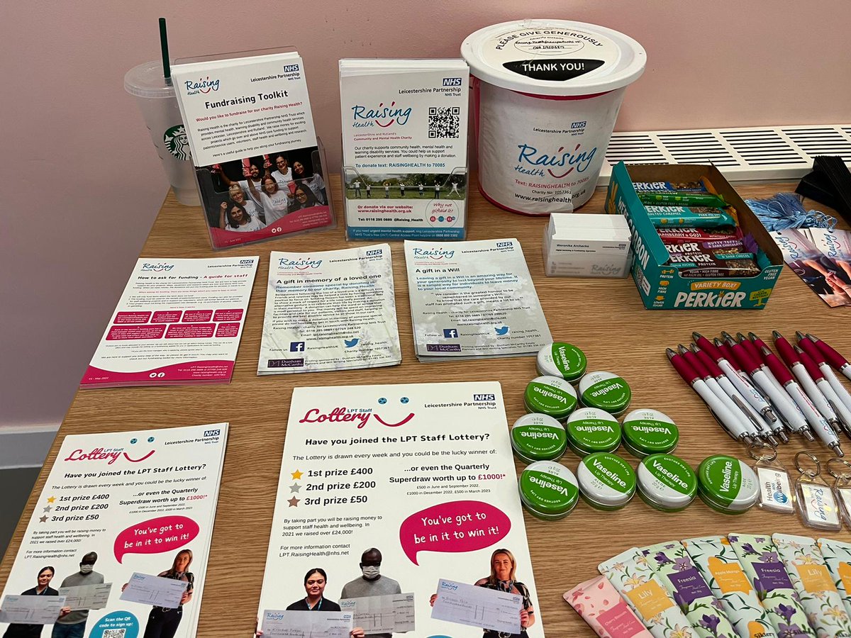 📍We're at @EastHbch @HinckleyBoswor2 Come along and learn about the support offers available from us and @LPTHWB ! Lots of freebies too we're here till 1pm 💙