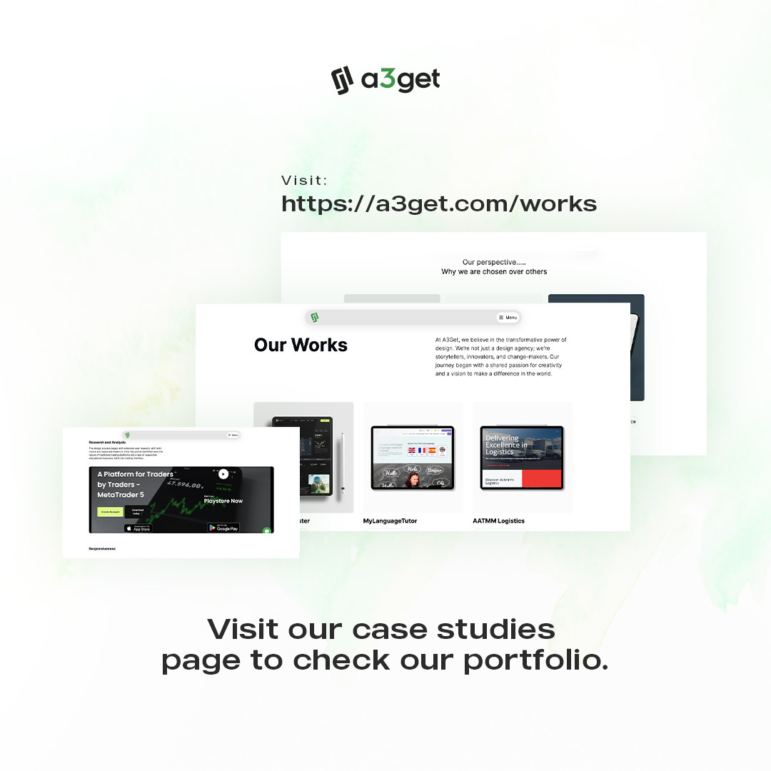 a3getltd's tweet photo. Curious about our work? Explore our portfolio on our website to view our past projects. https://t.co/YexaDIJn5V

#SuccessStories #portfolio #casestudy #SoftwareDevelopment #innovations #webdevelopment #appdevelopment https://t.co/WQylYkPMSs
