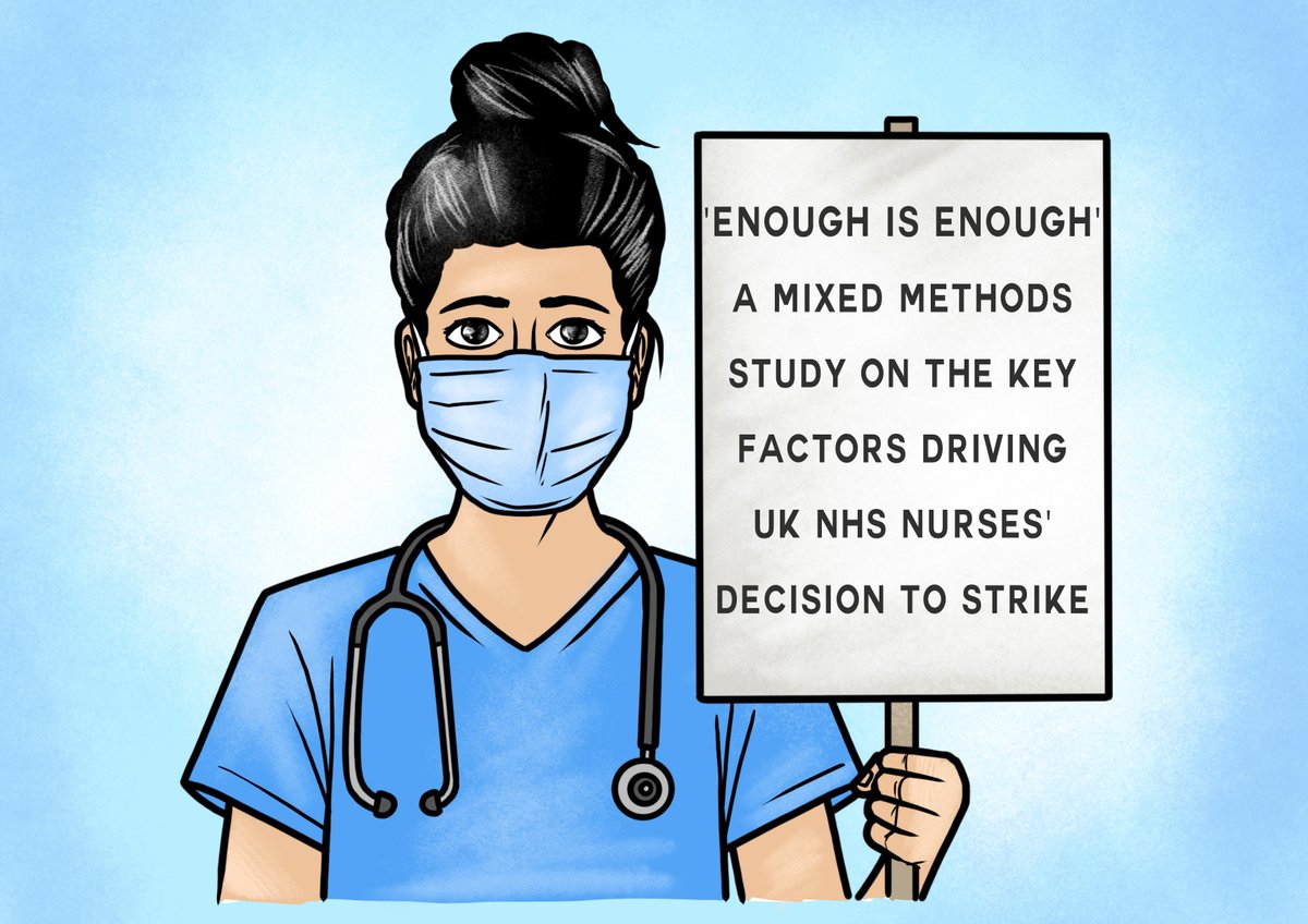 In 2022/23 UK NHS nurses engaged in the largest nurse strikes in the 74-year history of the NHS. In the first study of its kind research has been conducted to explore what the key factors were in driving their decision to strike. Read it here: rdcu.be/dEYkS