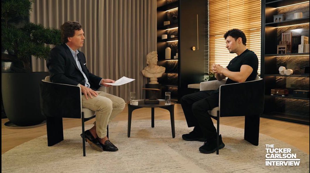 Telegram founder and IT tycoon Pavel Durov in his interview to US journalist Tucker Carlson: 💬I did not do business in the United States because of the attack on me in San Francisco and close attention from the FB. By the way, our account in Telegram: t.me/RusEmbSriLanka…