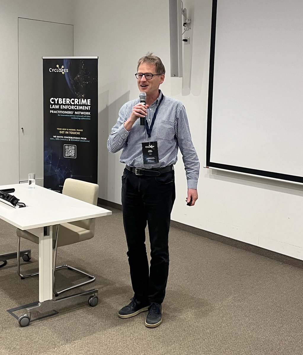ProjectCyclopes's tweet photo. Freek Bomhof from @TNO_nieuws moderated a session dedicated to #AI in relation to fighting #cybercrime. The distinguished speakers were Dr Daniel Lรผckerath and Prof Dr Marco Gercke.
#cyclopesnetwork #h2020 https://t.co/H2Mj8NrcWQ