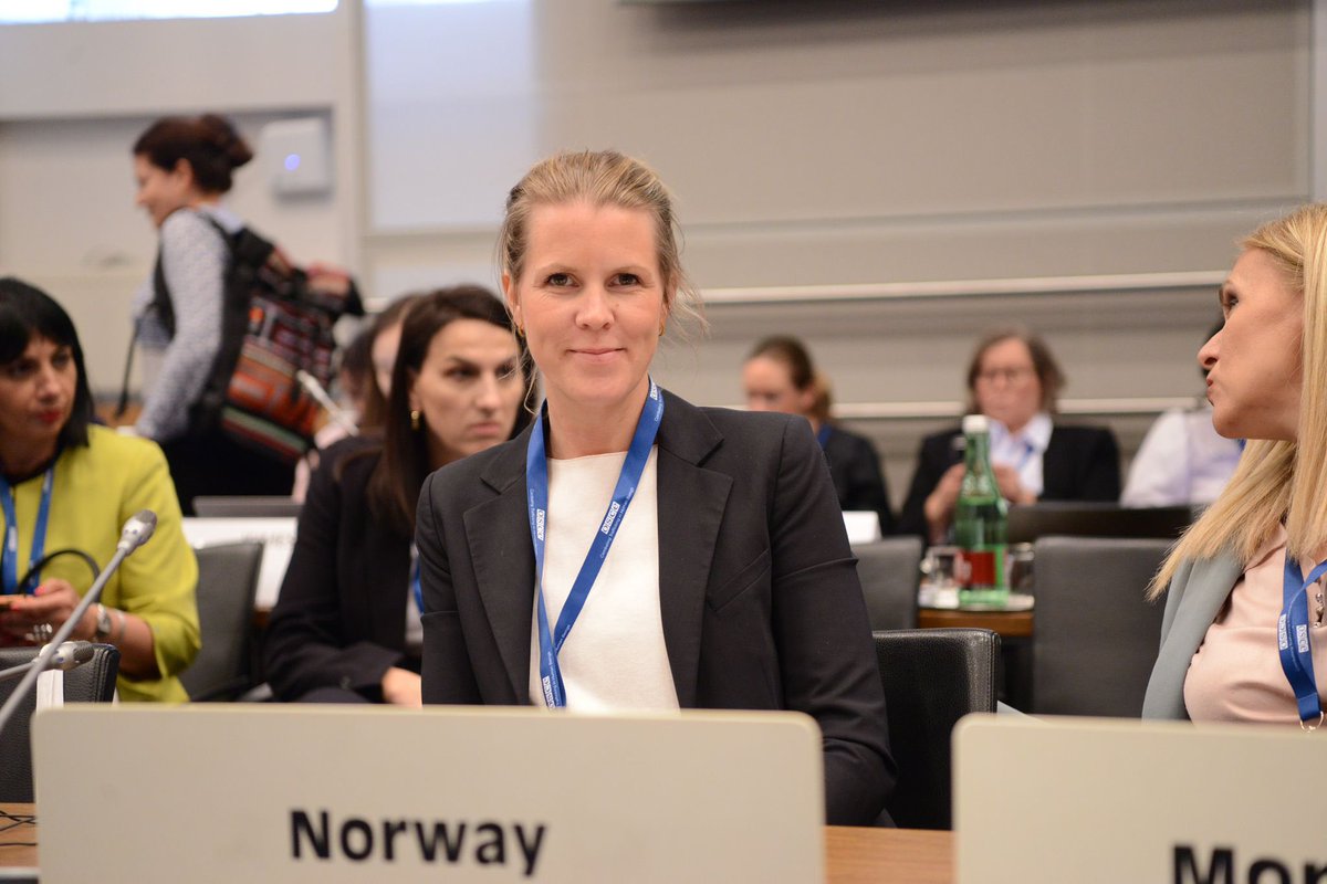 🙏 @justisdep & @Bufdir for joining us at the annual @osce_cthb Conference of the Alliance Against Trafficking in Persons! 🇳🇴 remains committed to combatting trafficking nationally & globally, & commends the @OSCE’s pivotal role as a coordination & competence hub. 📸: Kroell/OSCE
