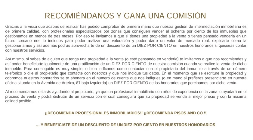 PisosAndCo's tweet photo. ¡¡Recomiéndanos y gana una comisión de un DIEZ POR CIENTO!! https://t.co/CKf3r9RU65