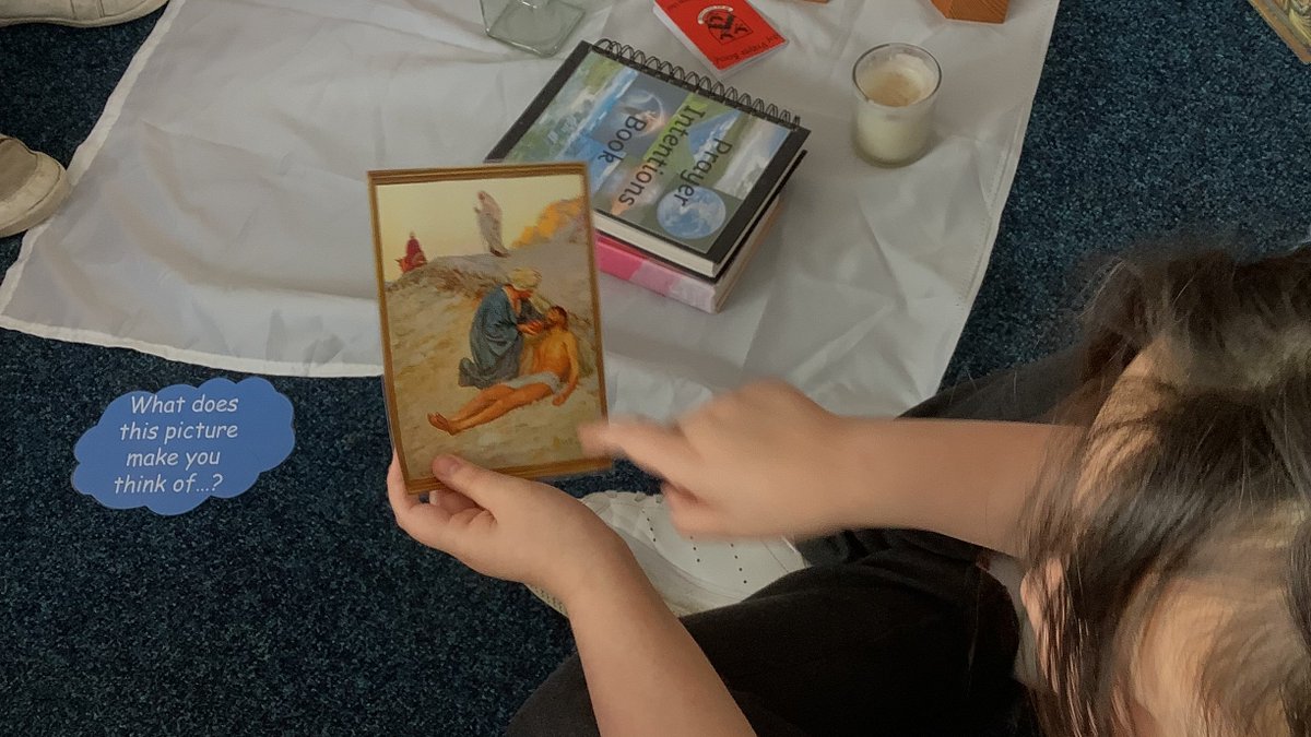 Year5STM1's tweet photo. @STM_Hull We reflected on some artwork for our class liturgy today. We held a whole class discussion about each piece✝ https://t.co/KXVv02nYH6