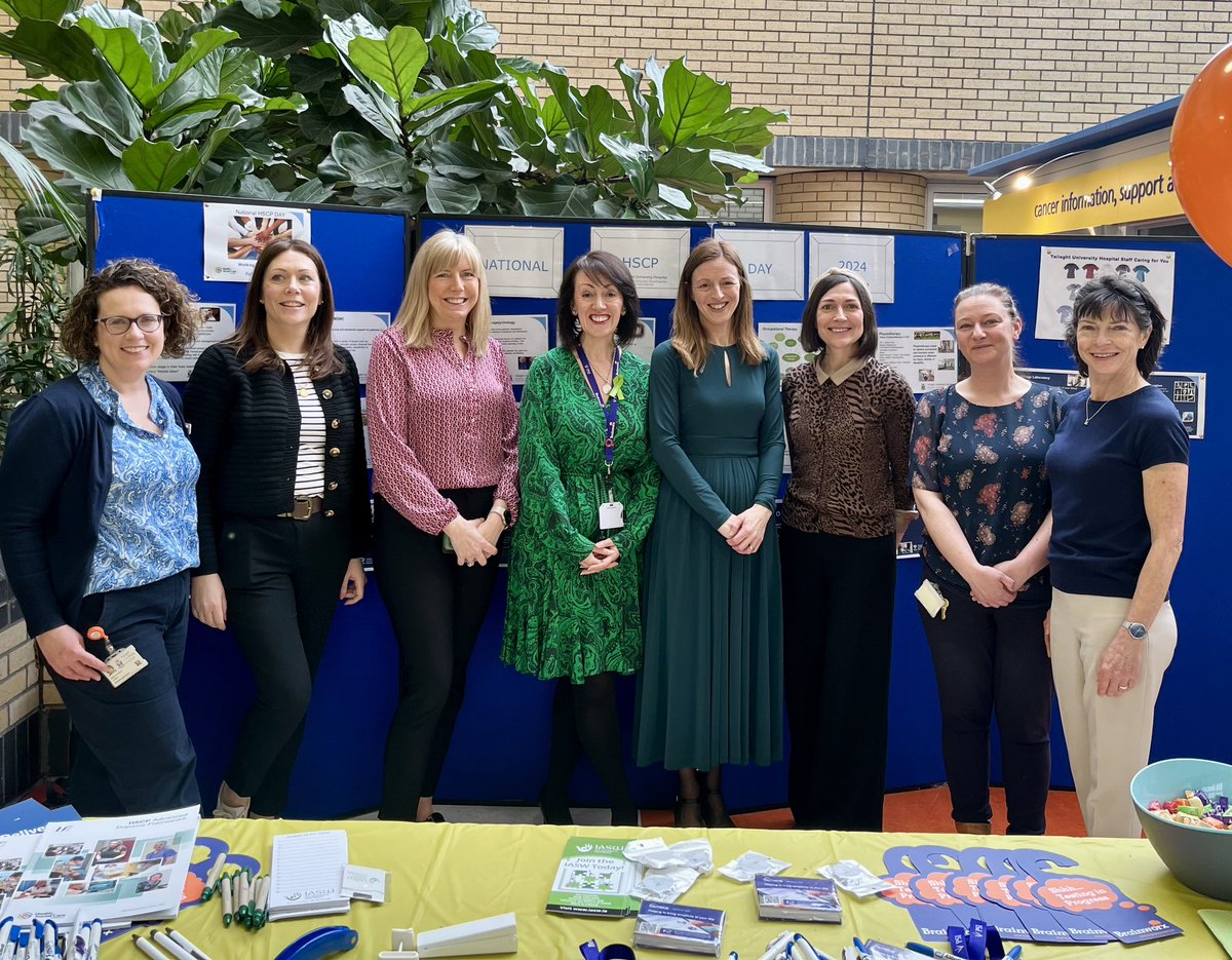 #HSCPDay2024 
Great celebrations here at <a href="/TUH_Tallaght/">Tallaght University Hospital (TUH)</a> and I’m loving sharing the fun with some of the <a href="/TUH_Psychology/">TUH Psychology</a> team. Have a great day everyone 🥳<a href="/WeHSCPs/">National HSCP Office, HSE</a> #WorkingInPartnership