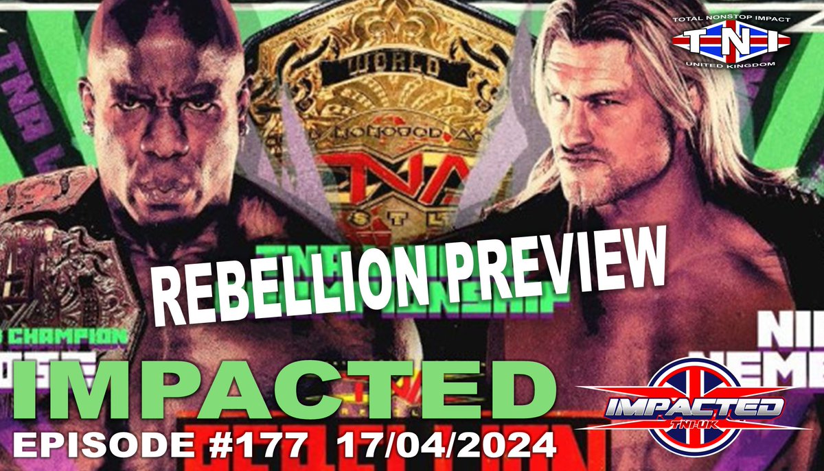 #TotalNonstopIMPACT #TNIUK #IMPACTED #Rebellion Preview show. Full card details for Saturdays PPV returning to Las Vegas. Stacked card, amazing matches already announced for the Vegas tapings, looking at 1 of the greatest events in recent history for TNA!
youtube.com/watch?v=ZTnB2c…