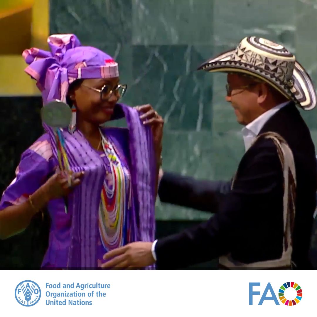 FAO takes this opportunity to thank @DMejia20 for his leadership and collaborations, and we look forward to continuing the work with Chair @hindououmar, with whom FAO has been working since the creation of the Pastoralist Knowledge Hub. #UNPFII #WeAreIndigenous #IndigenousWomen