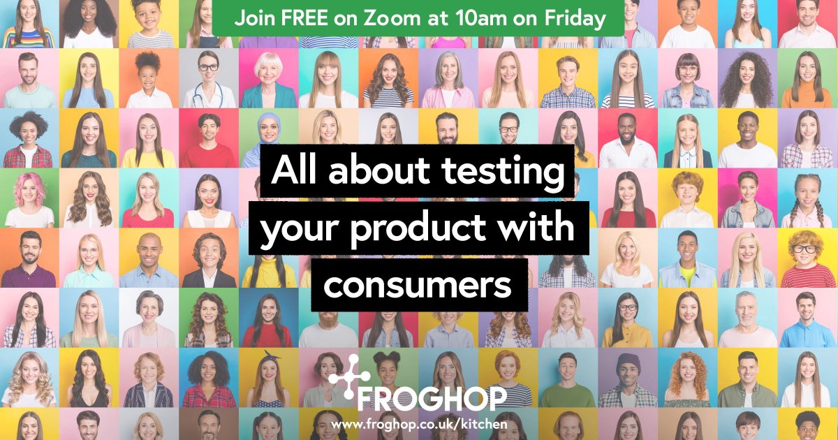 All about testing your product with consumers to get feedback and insight: join the free webinar at 10am on Friday April 19th to get the lowdown 👉 buff.ly/4aS4dO8

#foodstartup #foodscaleup #foodinnovation #foodbusiness #consumertesting