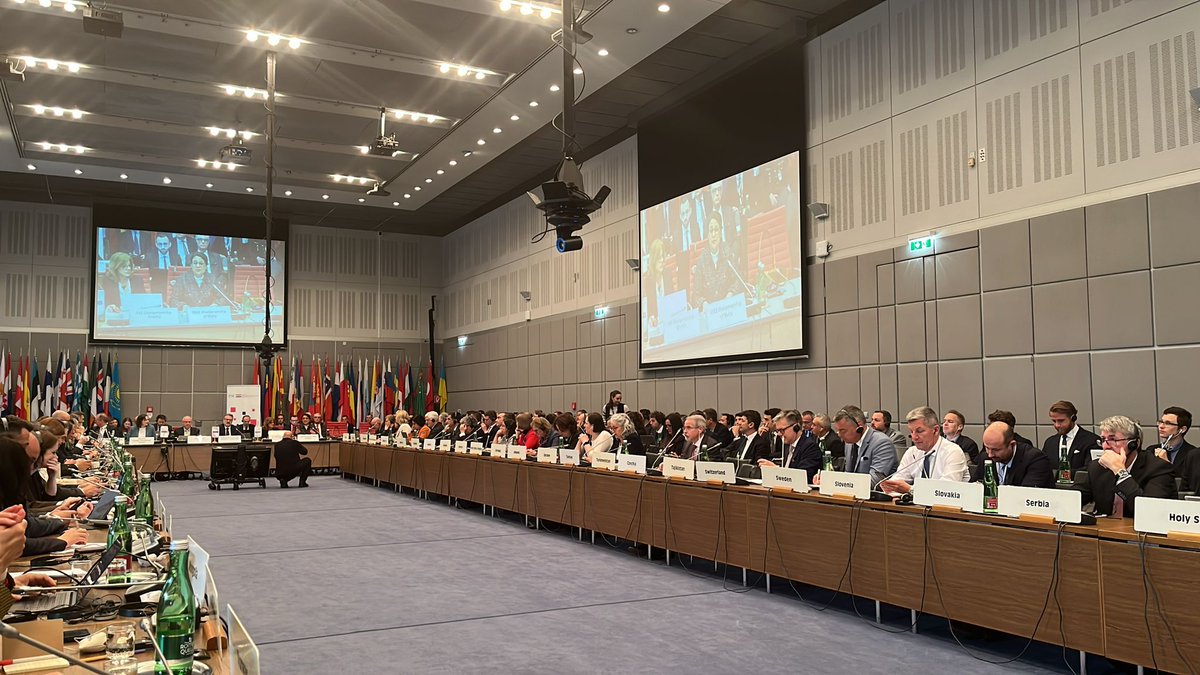 #Polska 🇵🇱 warmly welcomes #Hrvatska 🇭🇷 as the new chair of the #OSCE’s #FSC. We support #Croatia’s priorities for the upcoming trimester presented today & stand ready to engage in discussions.