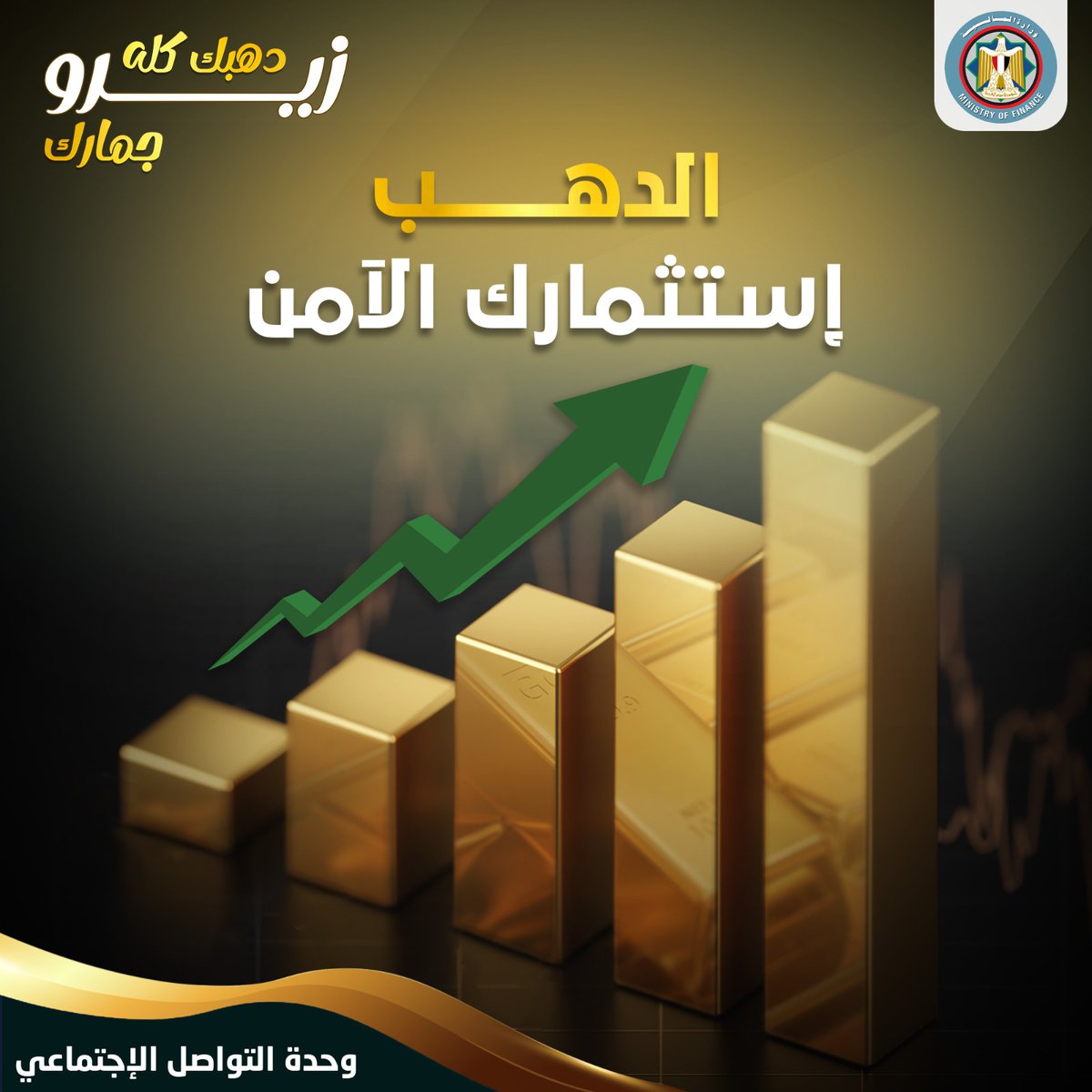 العقارات والدهب هما سر الاستثمار الآمن بشهادة خبراء الاقتصاد ومحدش استثمر في الدهب وخسر لو عندك فرصة تشترى دهب من الخارج وعاوز تنزل بيه مصر تشيله لوقت عوزة.. الحكومة سهلت عليك وأعفت وارادات الدهب من الجمارك ولمزيد من التفاصيل علي الرابط التالي facebook.com/share/p/RJfmPu…