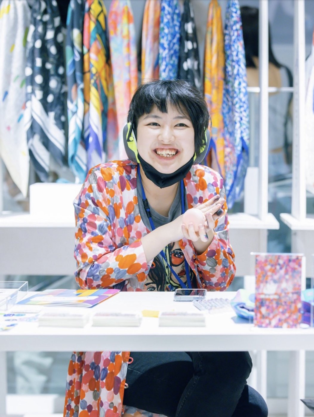 希少 HAND×HERALBONY ARTDRESS ワンピース シアワセピンク ヘラルボニー / HERALBONY on X: