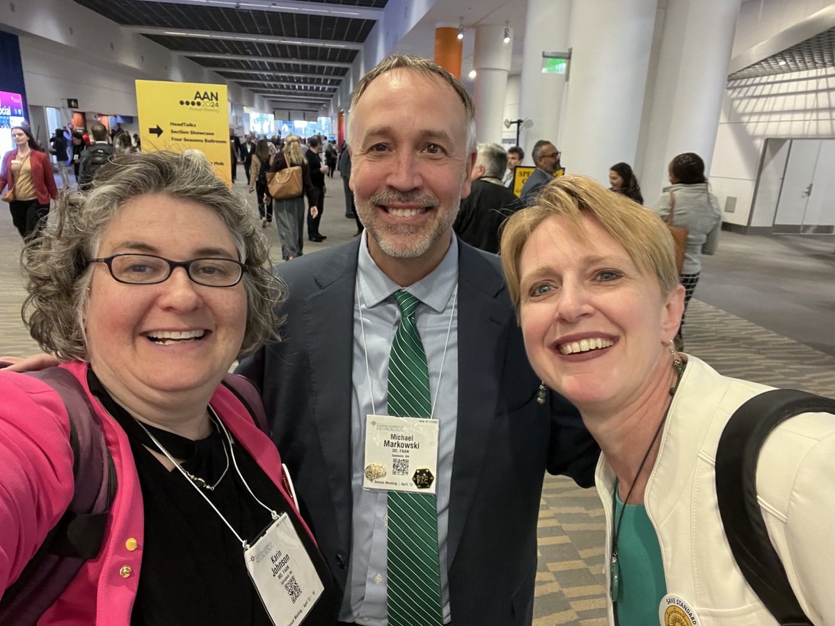 drsleepykarin's tweet photo. Great to catch up with Advocacy expert ⁦@MEMarkowski⁩ and Women Neuro expert and leader ⁦@abhobneuro⁩ #AANAdvocacy #PALF #WNGTweets #AANAM https://t.co/3nm1MfZkdg